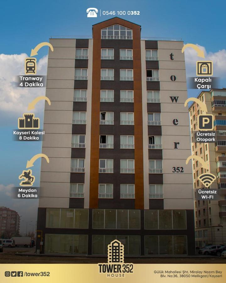 Tower352 Aparthotel Кайсери Екстериор снимка